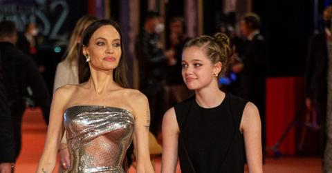 angelina jolie brad pitt teen shiloh shaves locks buzz cut