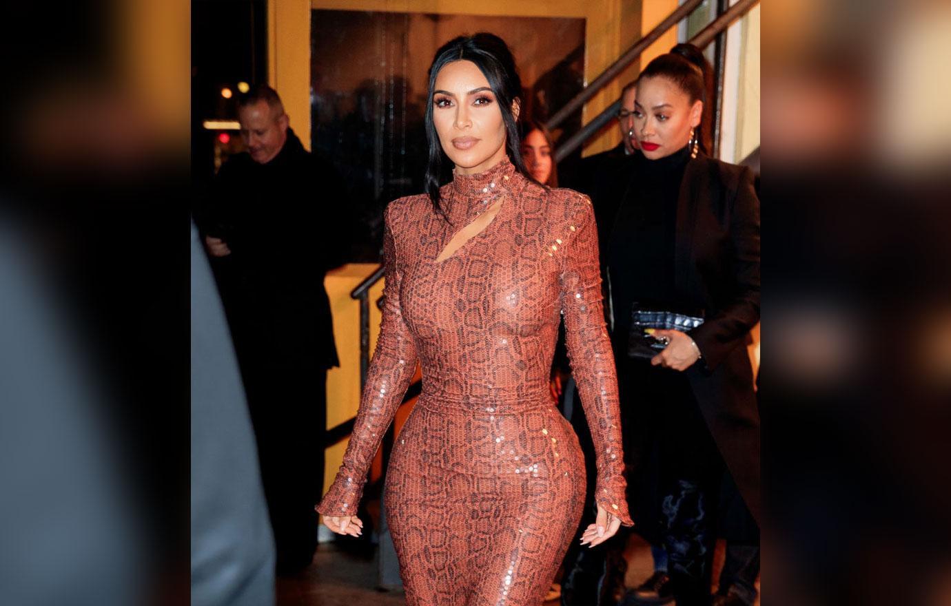 Kim Kardashian Covers Sunburn With KKW Body Foundation