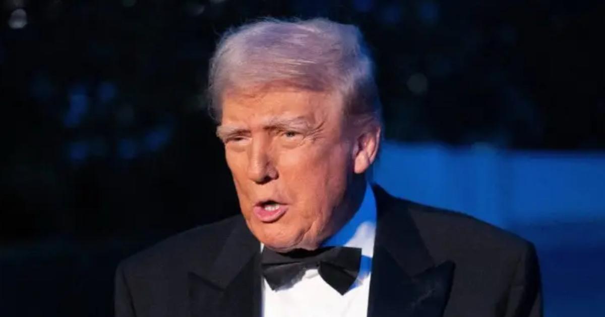 Image of the White House criticized Kamala Harris for calling Donald Trump a 'tyrant.'