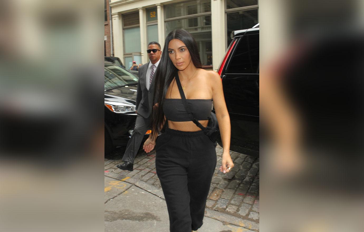 Kim in black bandeau