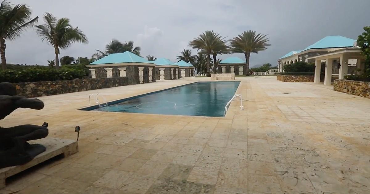 Image of Jeffrey Epstein owned Little St. James island and Great St. James island before his death.