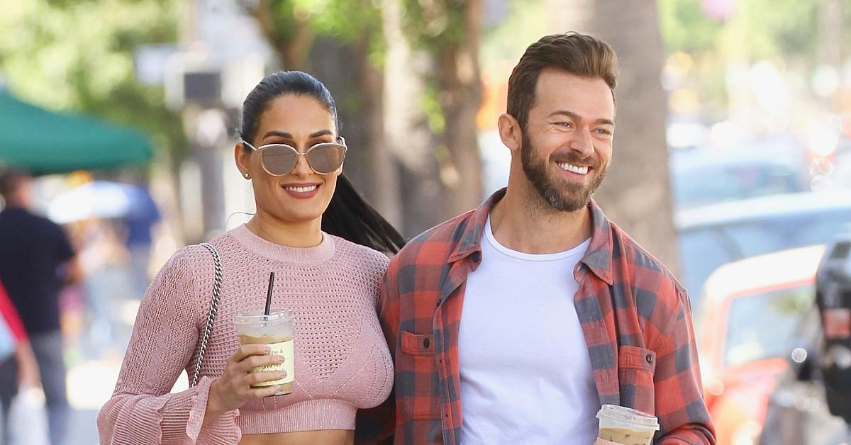 Nikki Bella and Artem Chigvintsev Look Cozy Eating Breakfast