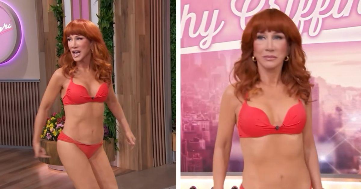 image of Sherri Shepherd was shocked when Kathy strutted onstage in heels and a bikini.