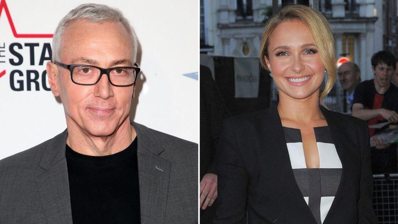 Split photo of Dr. Drew and Hayden Panettiere