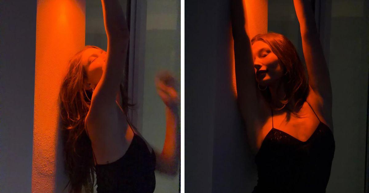 image of The model admitted motherhood has taught her to 'let go and surrender.'