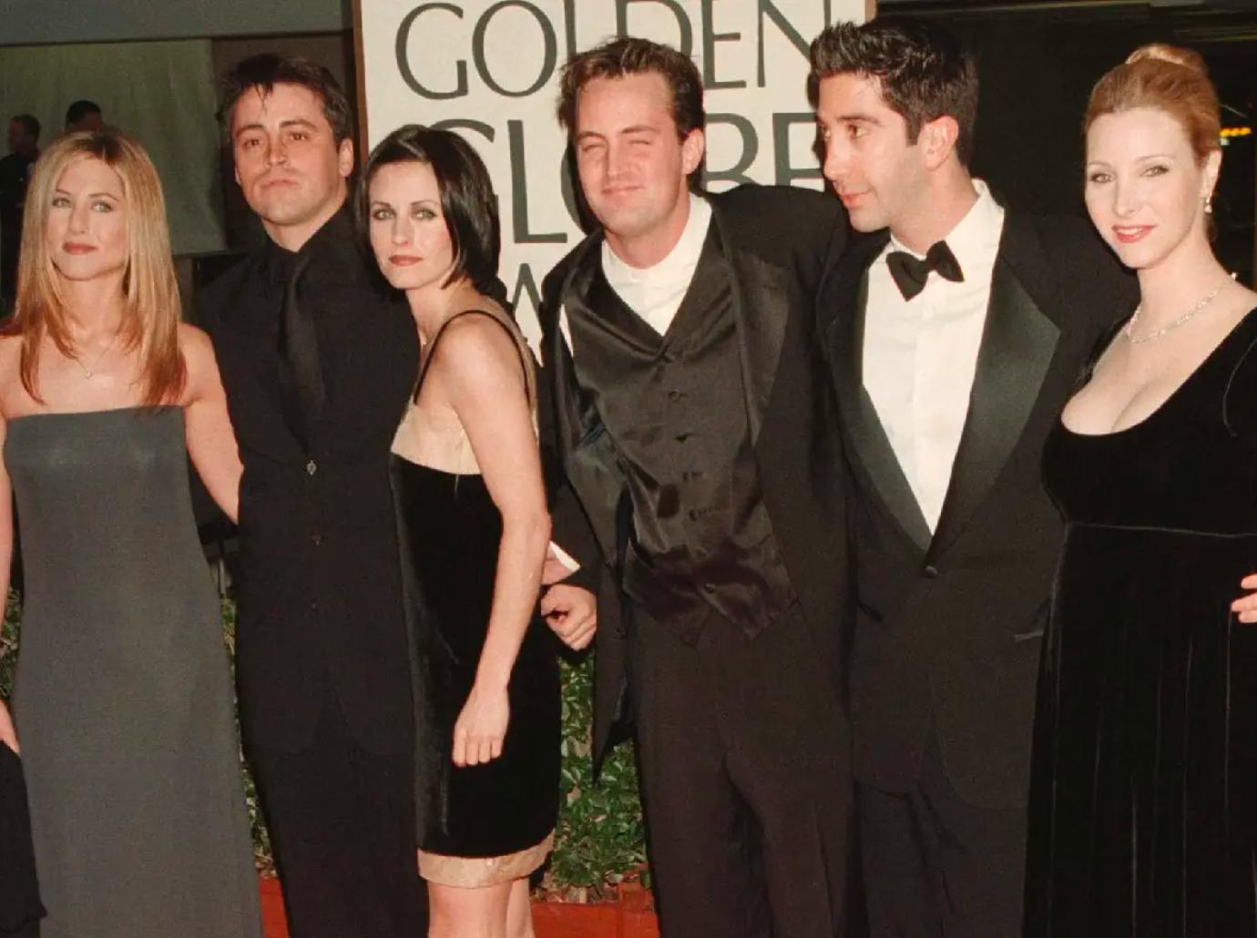 friends cast invite emmys matthew perry death producers