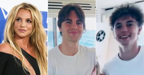 photo of Britney Spears and her sons