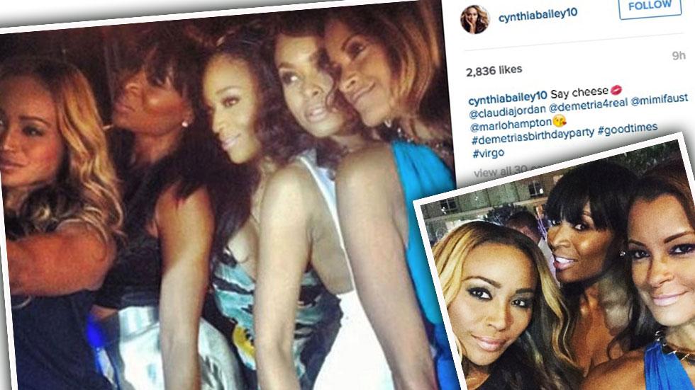 Cynthia bailey girls night out rhoa castmates