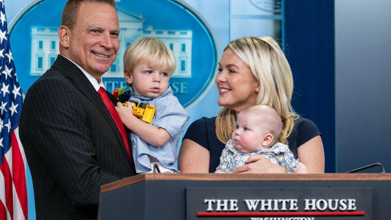 Image of Karoline Leavitt and her family