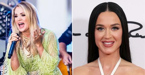 Composite photo of Carrie Underwood and Katy Perry