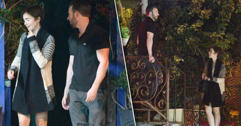 Lily collins chris evans dating