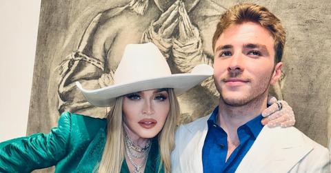 madonna son rocco art exhibit visit tour family photos