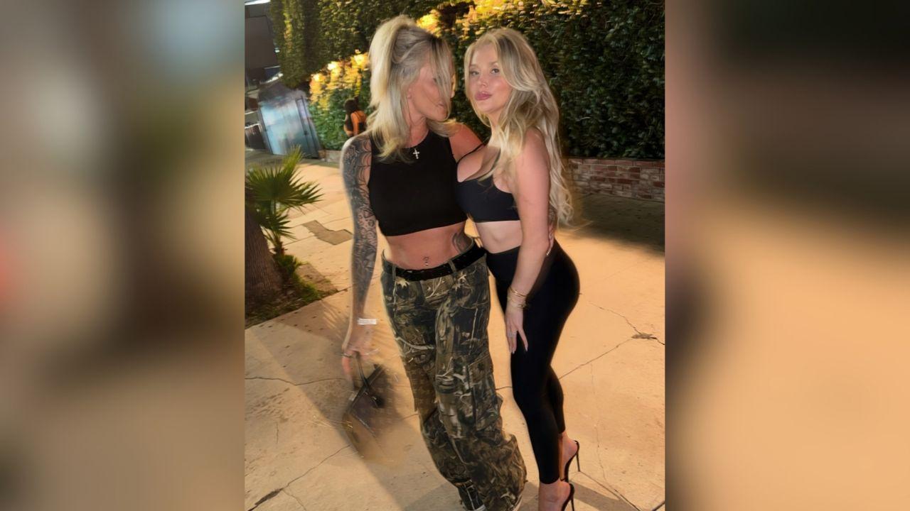 image of The friends posed for several photos together during their evening out.