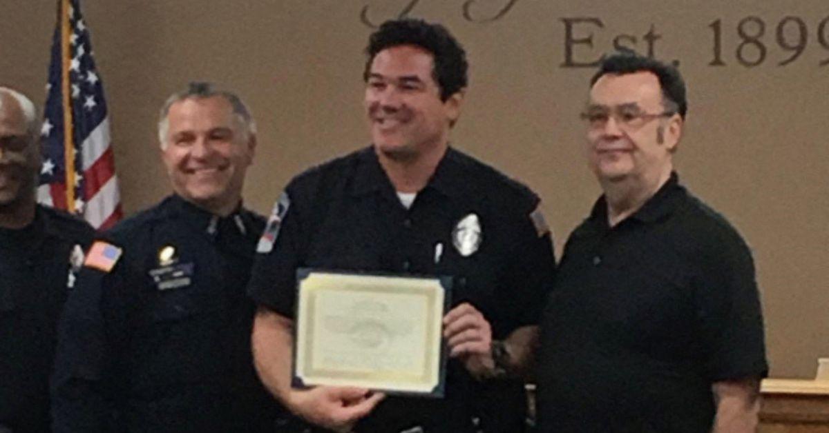 Image of Dean Cain became a police officer in 2018.