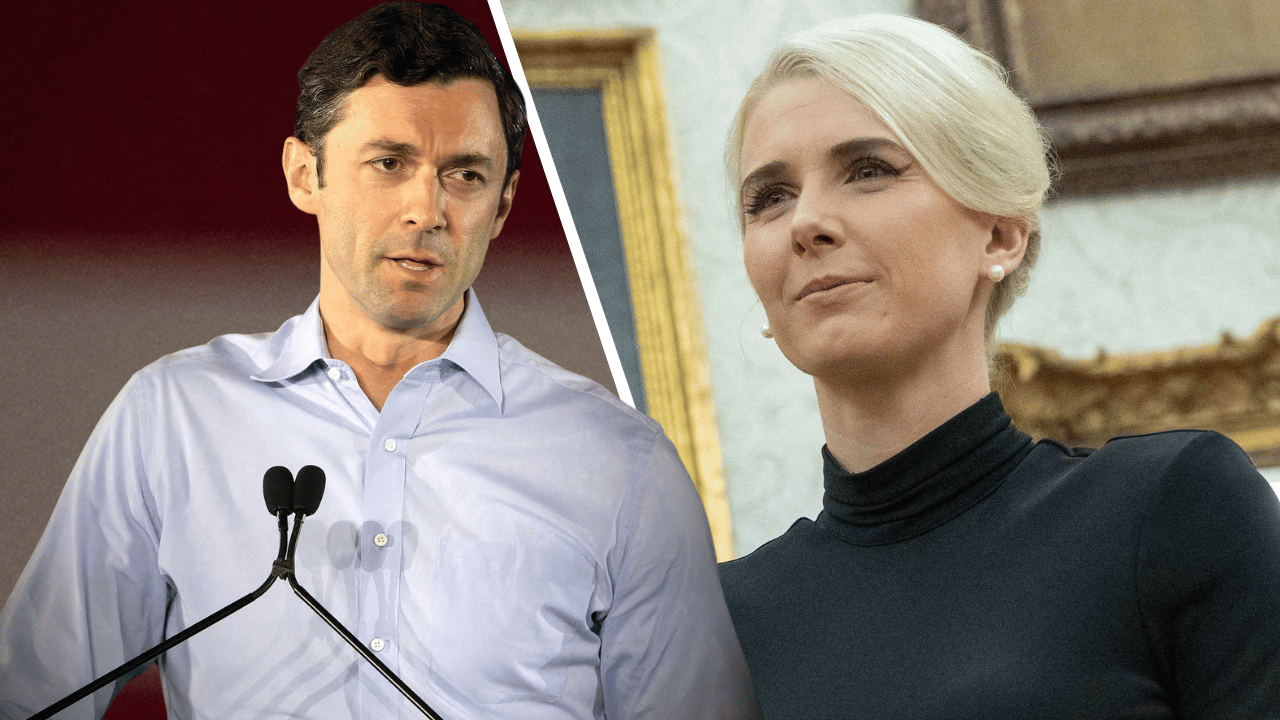 split of Natalie Harp, Jon Ossoff.