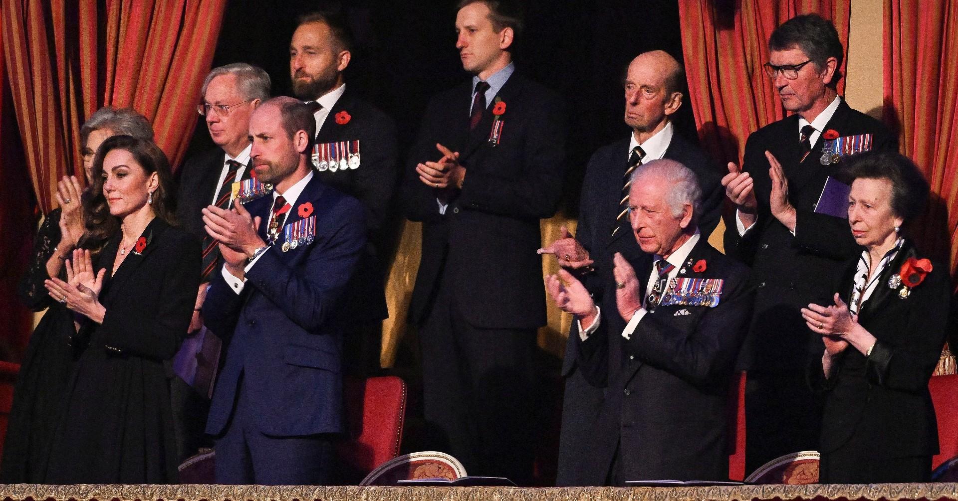 princess anne watched frail king charles like a hawk festival of remembrance