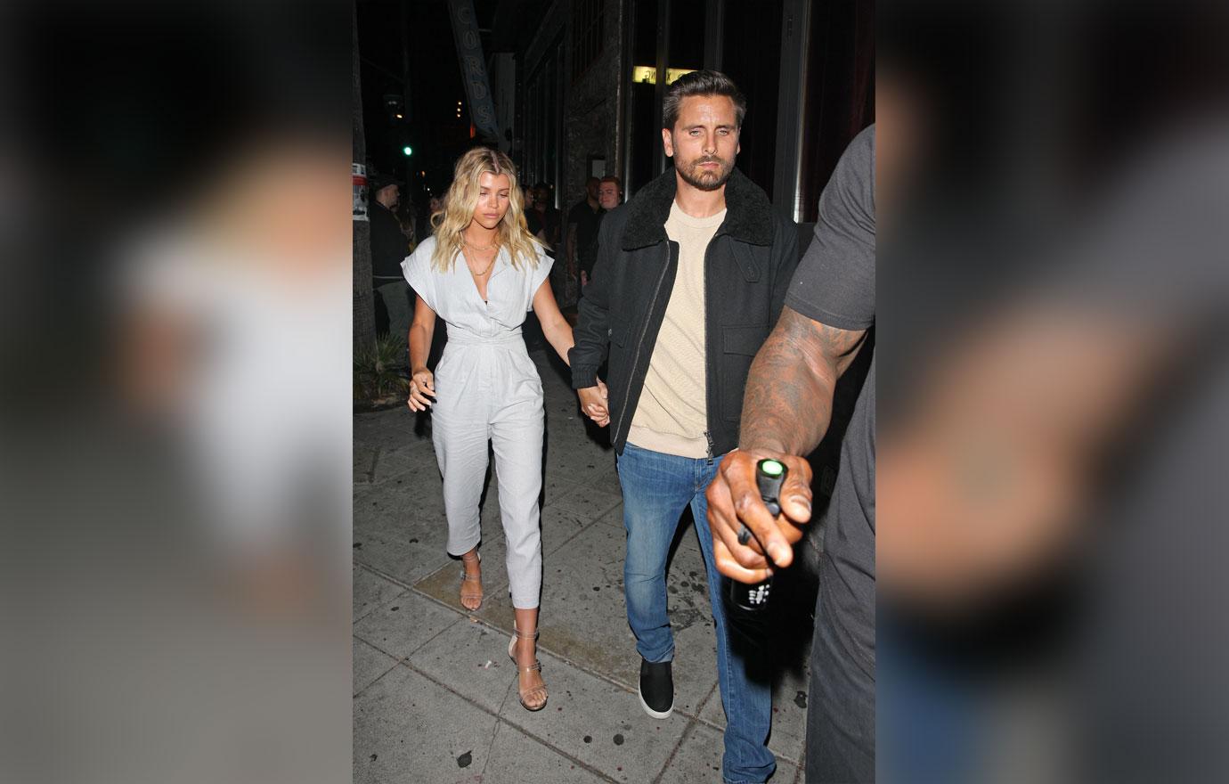 scott disick sofia richie holding hands