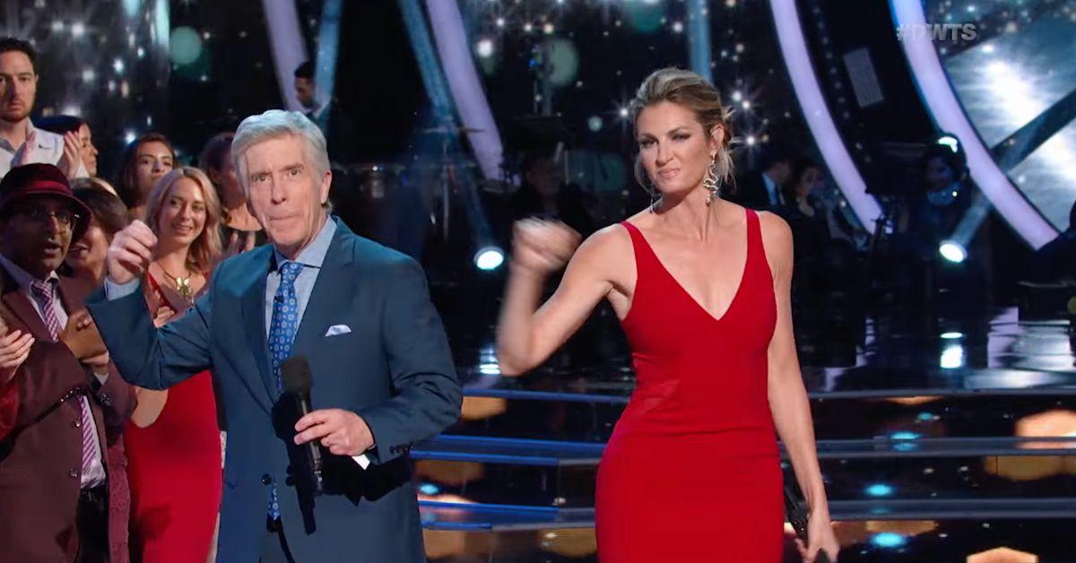 Image of Tom Bergeron hosted 'Dancing With the Stars' alongside Erin Andrews.