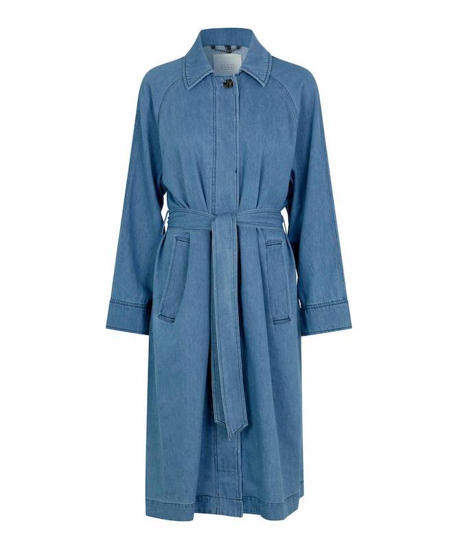 masai matova denim coat