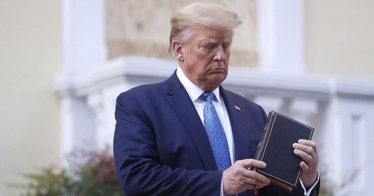 blasphemous grift donald trump backlash selling bibles easter