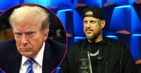 Composite photo of Donald Trump and Jelly Roll.