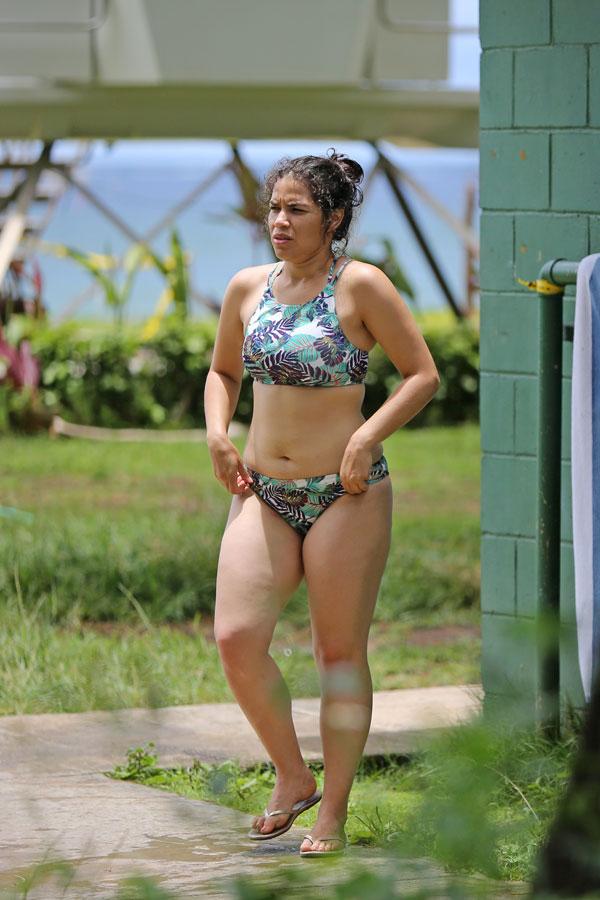 Baring It All America Ferrera Exposes Curvy Beach Body In