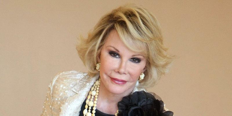 Joan Rivers In White Coat REELZ 'Joan Rivers: Behind Closed Doors' Special