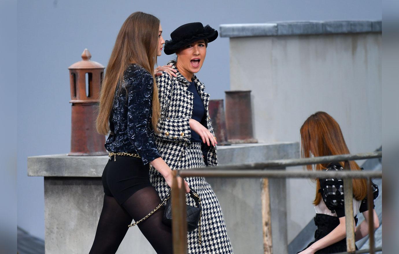 Gigi Hadid Walks the Spring '24 Chanel Runway in Flip-Flops – Footwear News