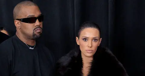 Composite photo of Kanye West and Bianca Censori
