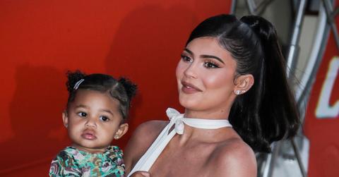 Kylie Jenner Holding Daughter Stormi At Premiere Tarantula