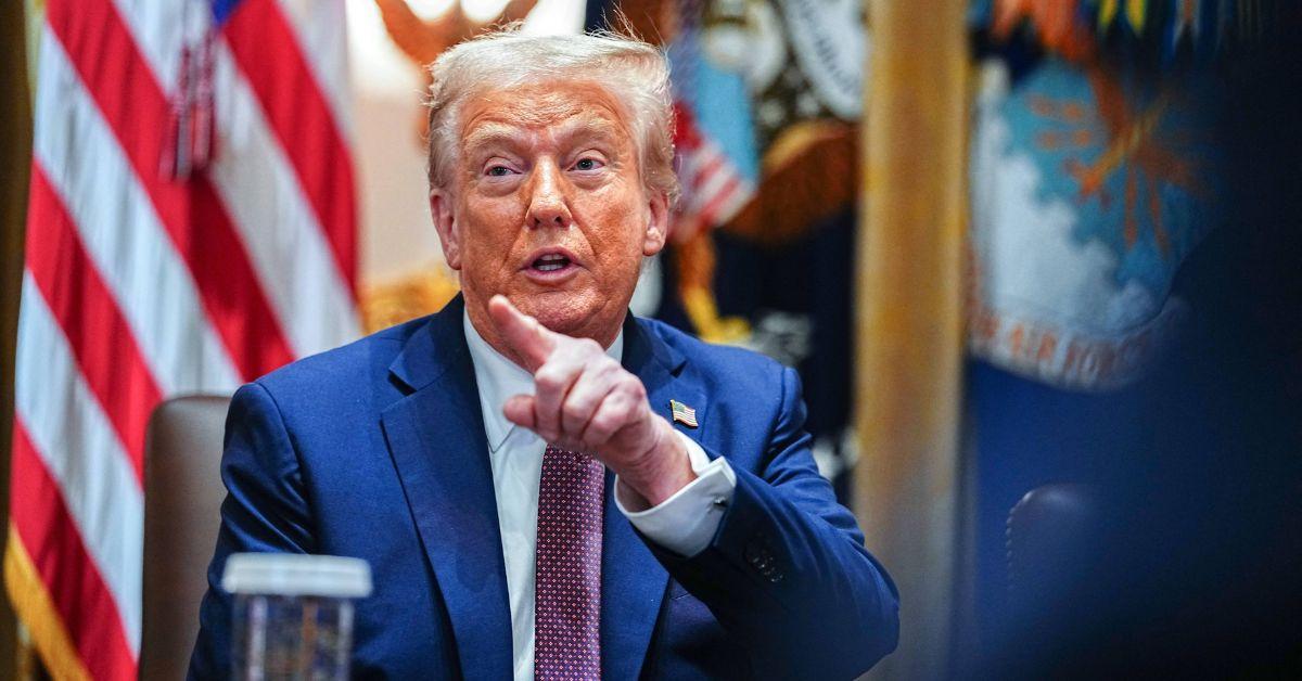 photo of Donald Trump referred to Gavin Newsom as 'Newscum'