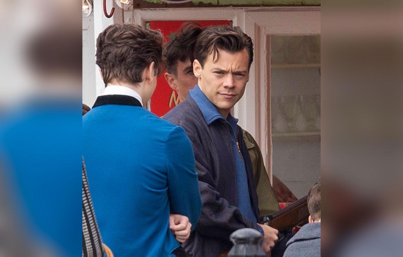 harry styles filming video my policeman on brighton pier