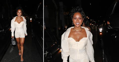 karrueche tran heads to delilah restaurant