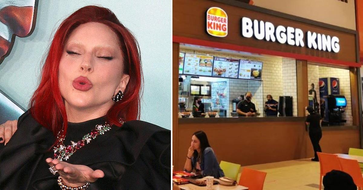 Photos of Lady Gaga and Burger King