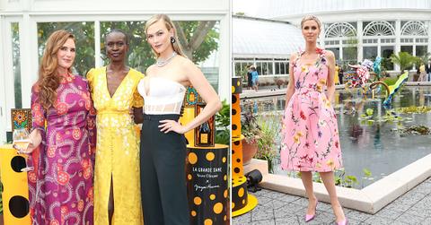 guests at veuve clicquot special champagne cocktail hour