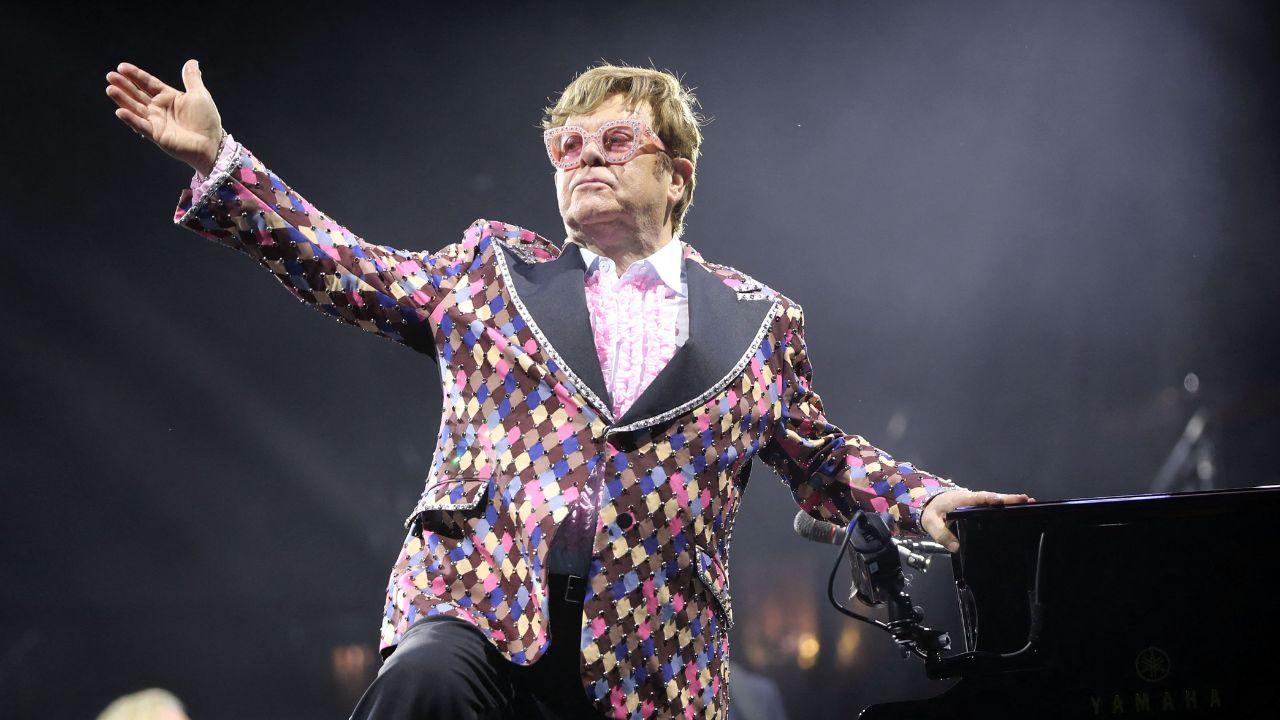 Image of Elton John said that he is 'a survivor.'