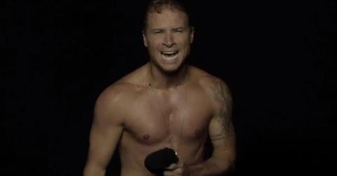 Brian littrell backstreet boys shirtless