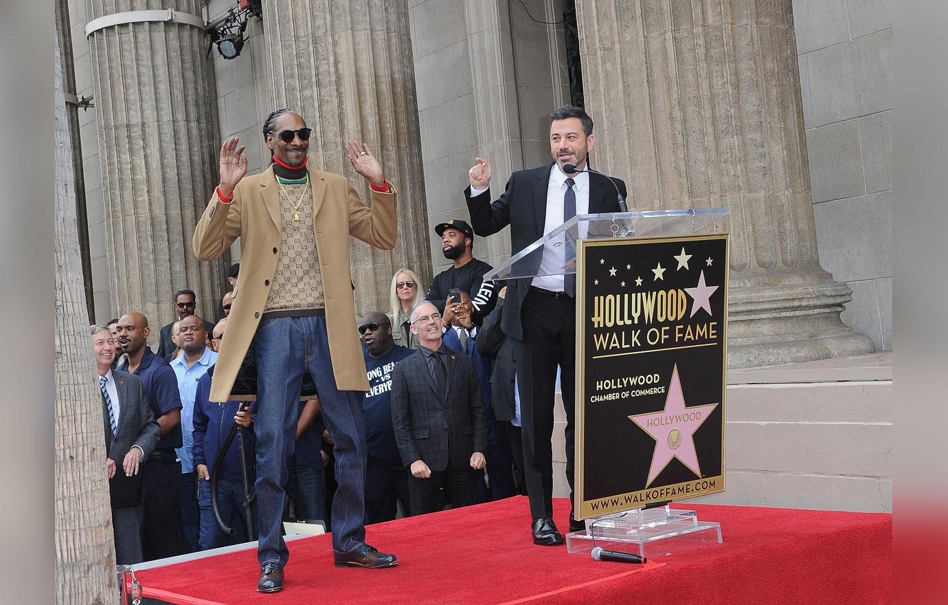 Snoop Dogg Honored With Star On The Hollywood Walk Of Fame