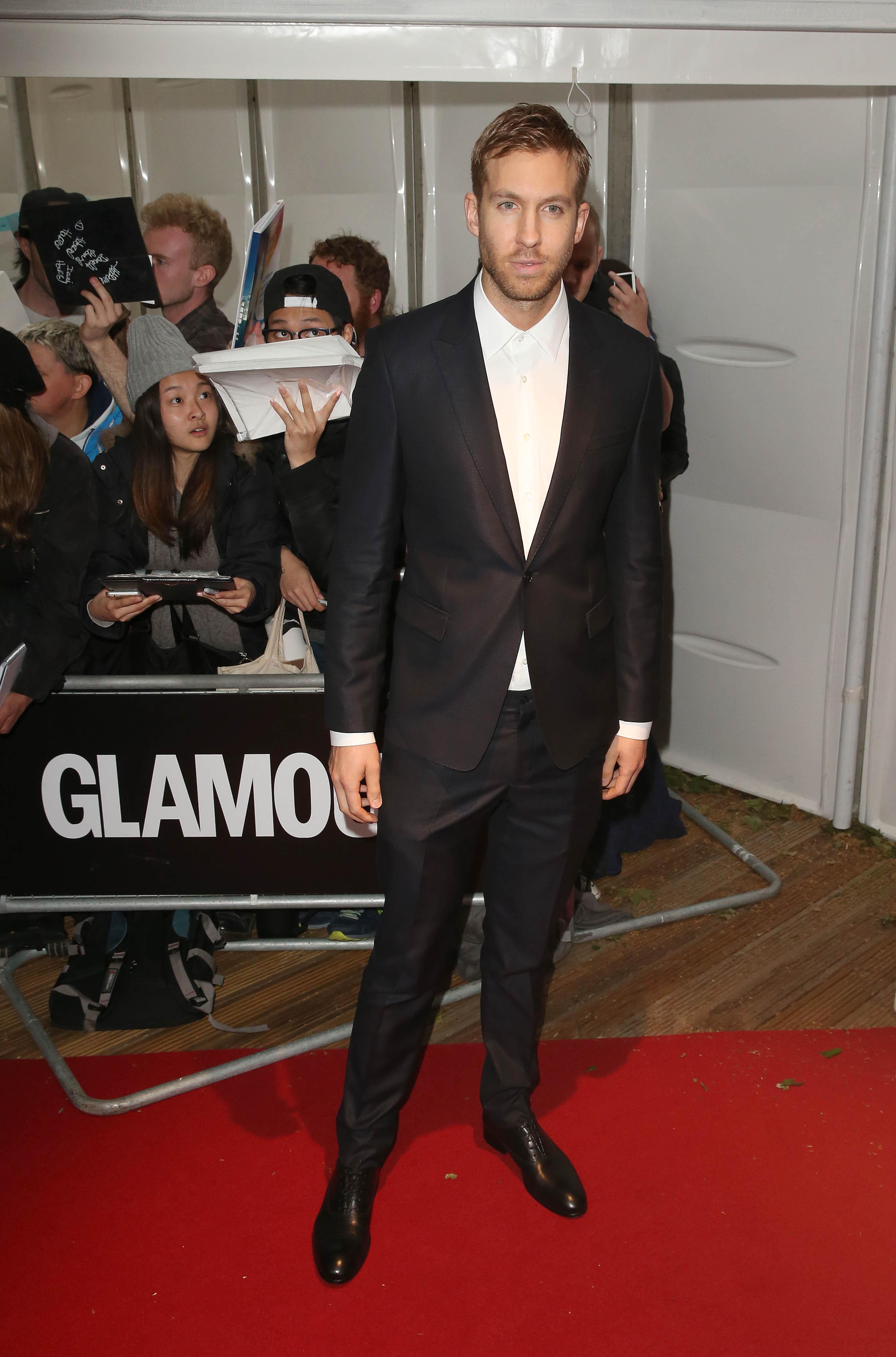 Calvin Harris Arrives At The 2015 Glamour Awards In London