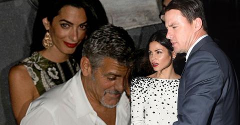 Amal george clooney double date channing tatum jenna dewan