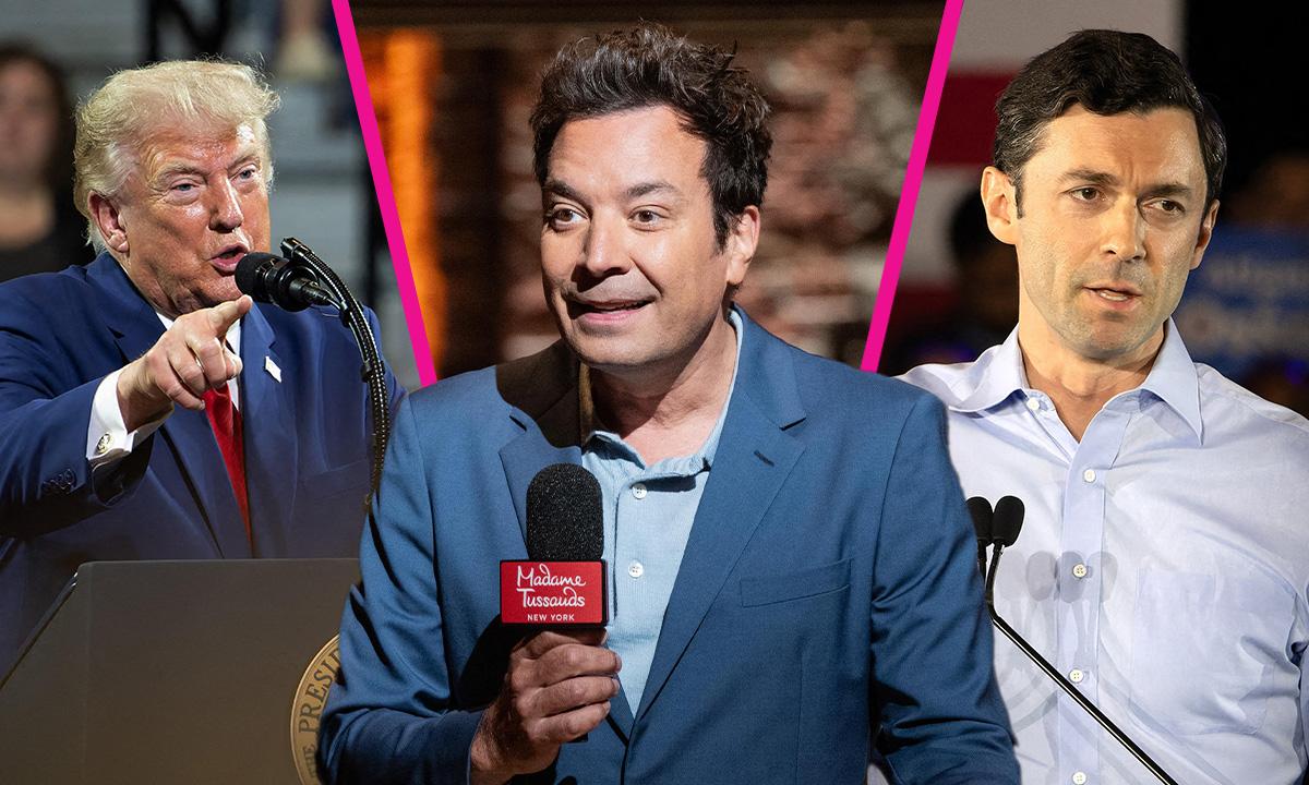 Jimmy Fallon ,Donald Trump,Jon Ossoff
