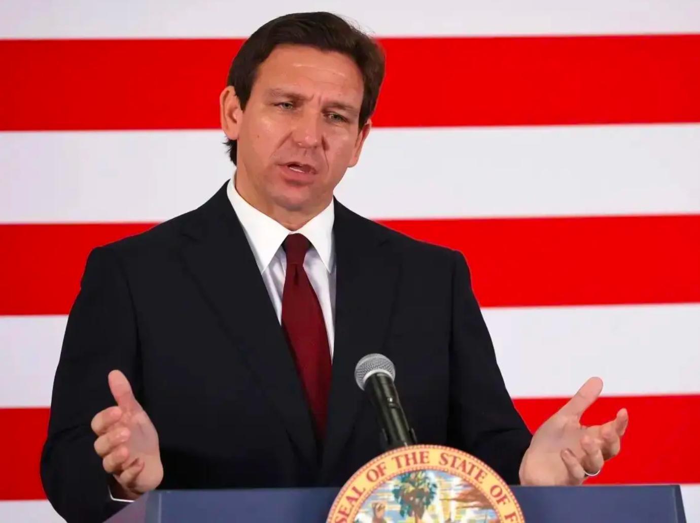 donald trump indictment ron desantis political bias threat