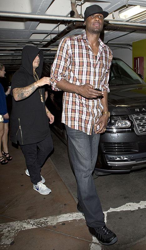 Rob Kardashian &amp; Lamar Odom Party At Emerson Nightclub