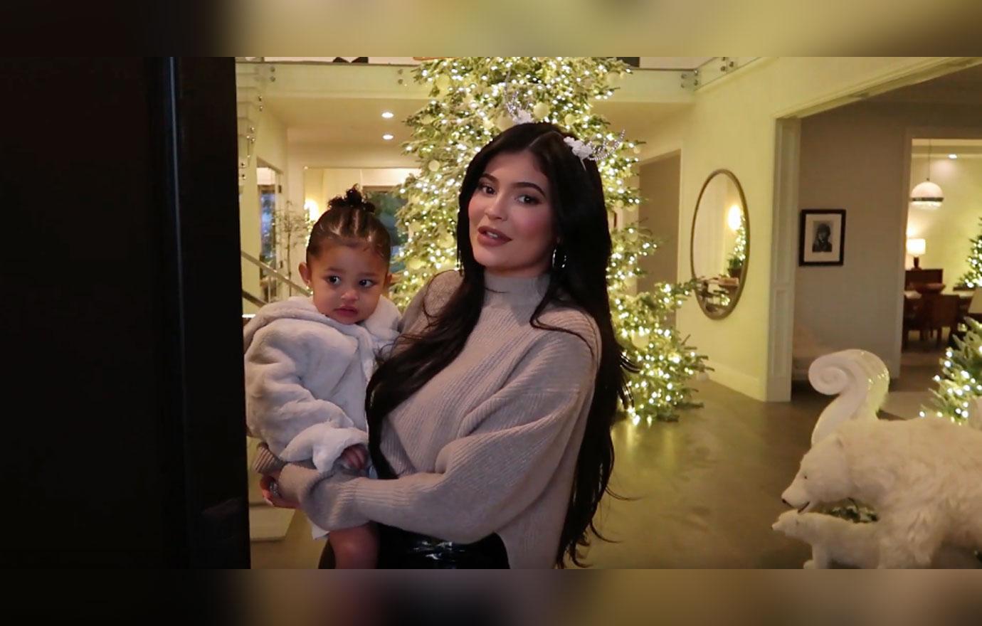 Kylie Jenner Shows Off Her Christmas Decorations