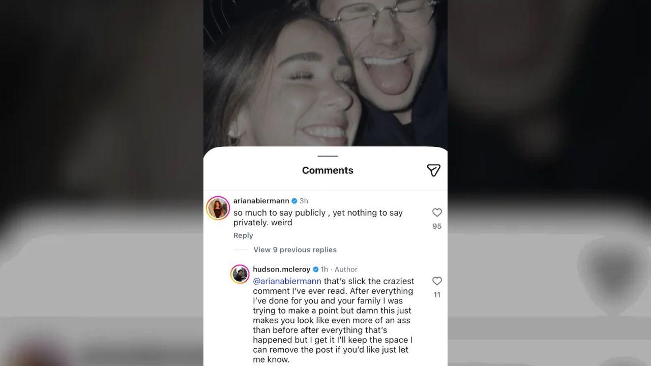 photo. of Hudson McLeroy only had kind words to say about his ex in an Instagram post.