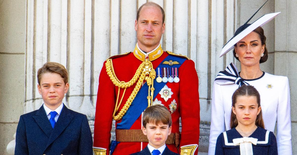 Photo of Prince George, Prince William, Kate Middleton, Prince Louis and Princess Charlotte.