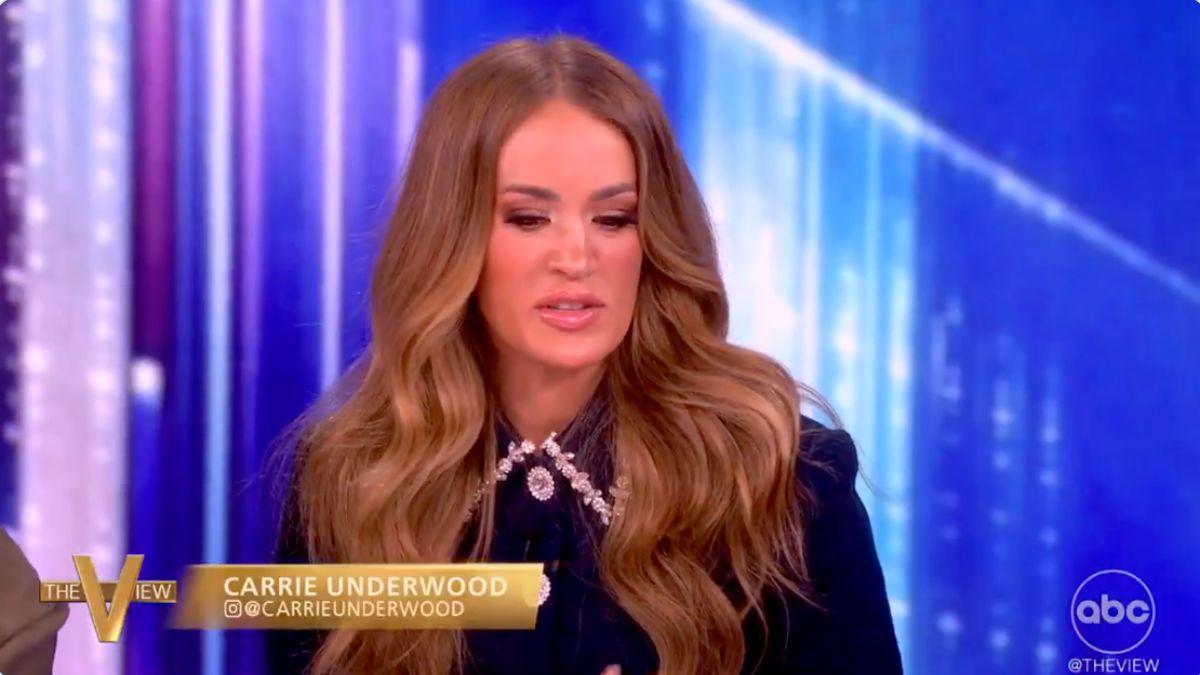 Photo of Carrie Underwood's inauguration performance didn't come up on the Tuesday, March 24, episode of 'The View.'