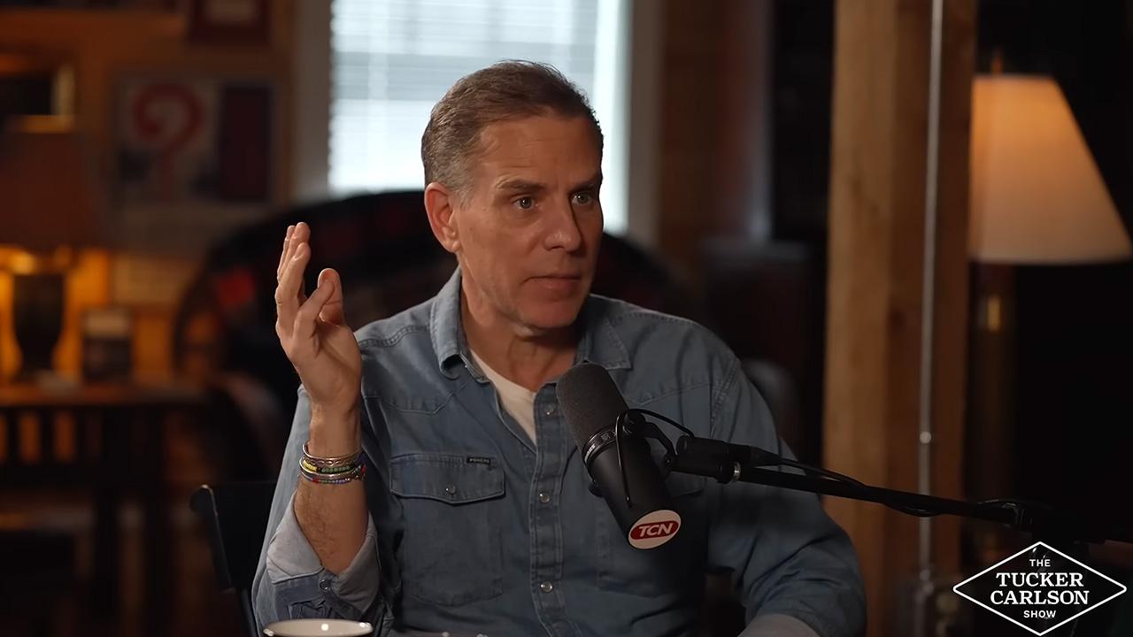 photo of The former first son appeared on Tucker Carlson's podcast.