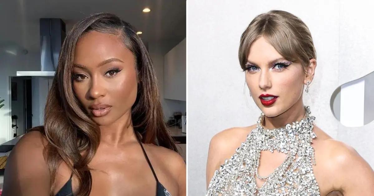 Photo of Fans thought Taylor Swift's song 'Opalite' threw shade at the model.