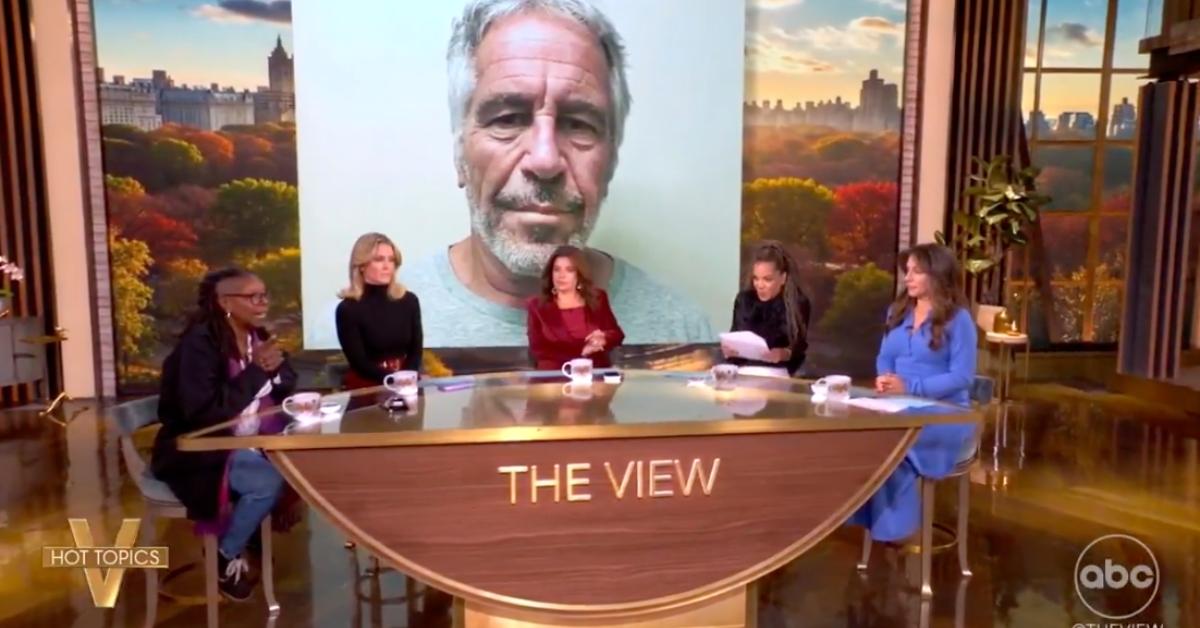 Photo of 'The View' co-hosts chatted about Jeffrey Epstein's leaked emails.